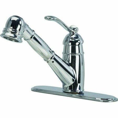 GLOBE UNION Home Impressions Single Handle Kitchen Faucet With Pull-Out Sprayer FP0A4004CP-JPA3